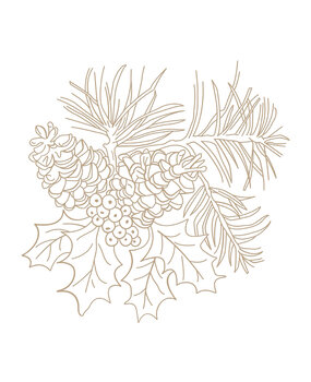 Spellbinders Winter Bough Hot Foil Plate (GLP-431) (OUTLET)