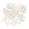 Spellbinders Winter Bough Hot Foil Plate (GLP-431) (OUTLET) Spellbinders Winter Bough Hot Foil Plate (GLP-431) (OUTLET)