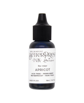 Spellbinders BetterPress Ink Reinker Apricot (BPI-018) (OUTLET) Spellbinders BetterPress Ink Reinker Apricot (BPI-018) (OUTLET)