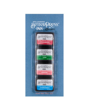 Spellbinders BetterPress Ink Flower Garden Mini Set (4pcs) (BPI-012) Spellbinders BetterPress Ink Flower Garden Mini Set (4pcs) (BPI-012)
