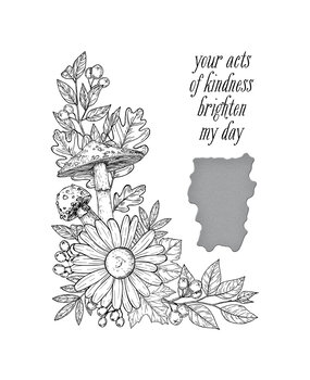 Spellbinders Autumn Floral Corner Press Plate & Die Set (BP-084) Spellbinders Autumn Floral Corner Press Plate & Die Set (BP-084)