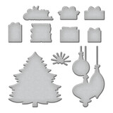 Spellbinders Retro Holiday Etched Dies (S5-606) (OUTLET)