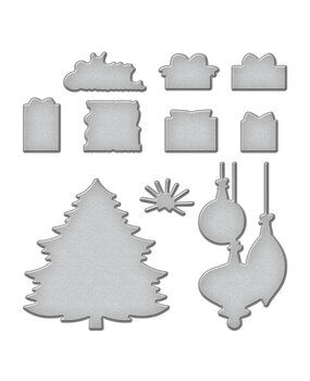 Spellbinders Retro Holiday Etched Dies (S5-606) (OUTLET)
