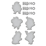 Spellbinders Silly Santas Etched Dies (S5-605) (OUTLET)