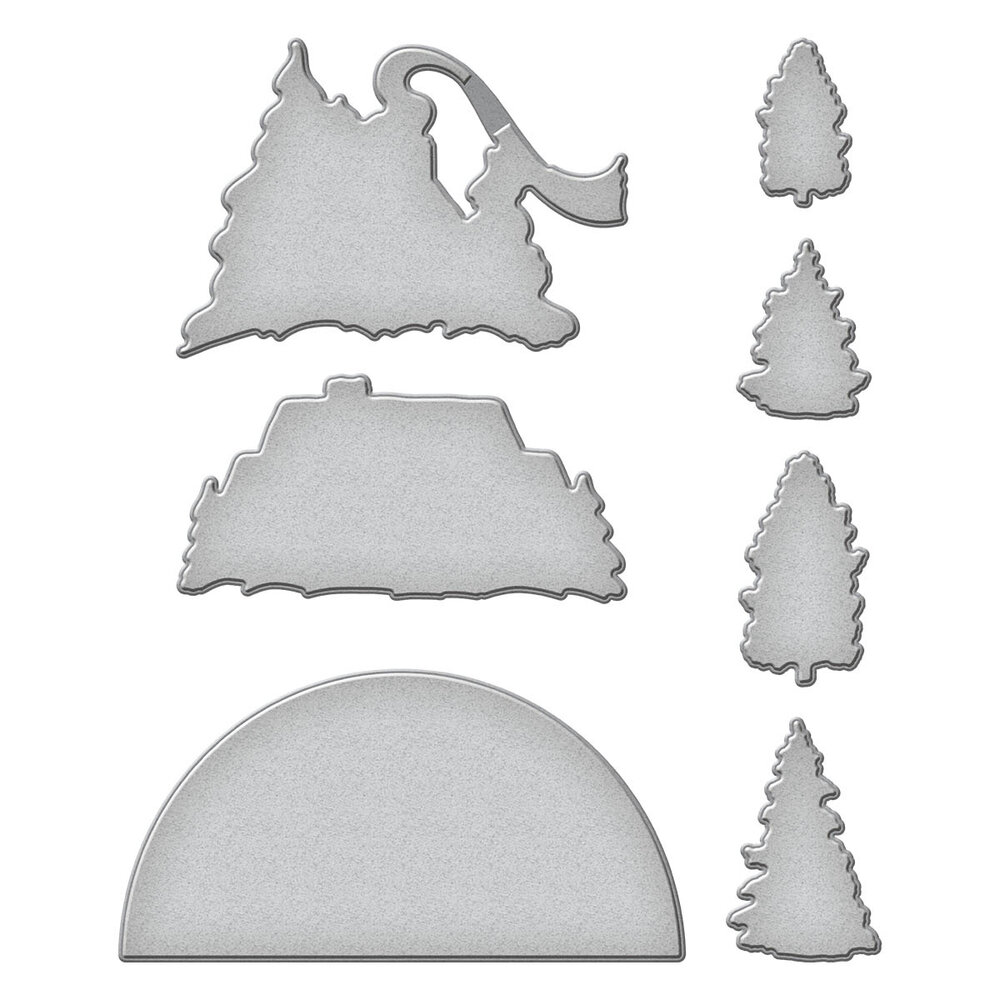 Spellbinders Winter Wonderland Etched Dies (S4-1310) (OUTLET)