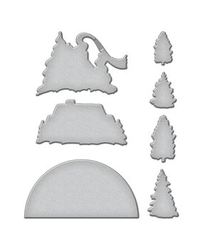 Spellbinders Winter Wonderland Etched Dies (S4-1310) (OUTLET)