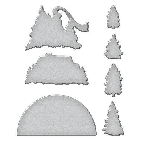 Spellbinders Winter Wonderland Etched Dies (S4-1310) (OUTLET)