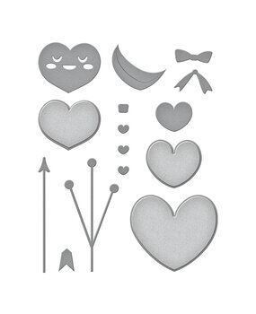 Spellbinders Gnome Drive Hearts for You Etched Dies (S3-486) (OUTLET)