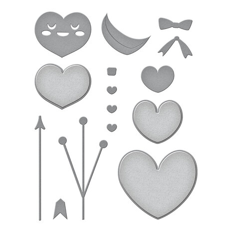 Spellbinders Gnome Drive Hearts for You Etched Dies (S3-486) (OUTLET) Spellbinders Gnome Drive Hearts for You Etched Dies (S3-486) (OUTLET)
