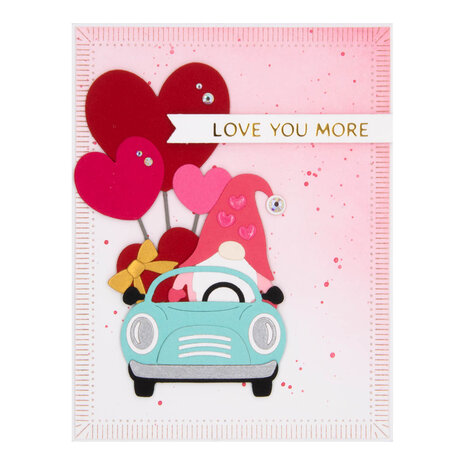 Spellbinders Gnome Drive Hearts for You Etched Dies (S3-486) (OUTLET) Spellbinders Gnome Drive Hearts for You Etched Dies (S3-486) (OUTLET)