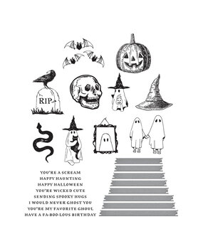 Spellbinders Halloween Icons Press Plate & Die Set (BP-079) (OUTLET) Spellbinders Halloween Icons Press Plate & Die Set (BP-079) (OUTLET)