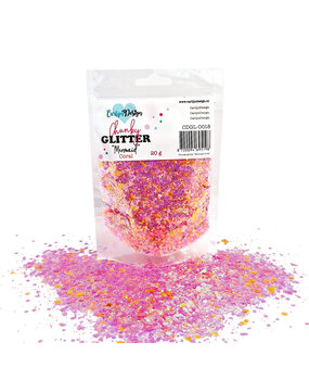 CarlijnDesign Chunky Glitter Mermaid Coral 20g (CDGL-0018) (DISCONTINUED)