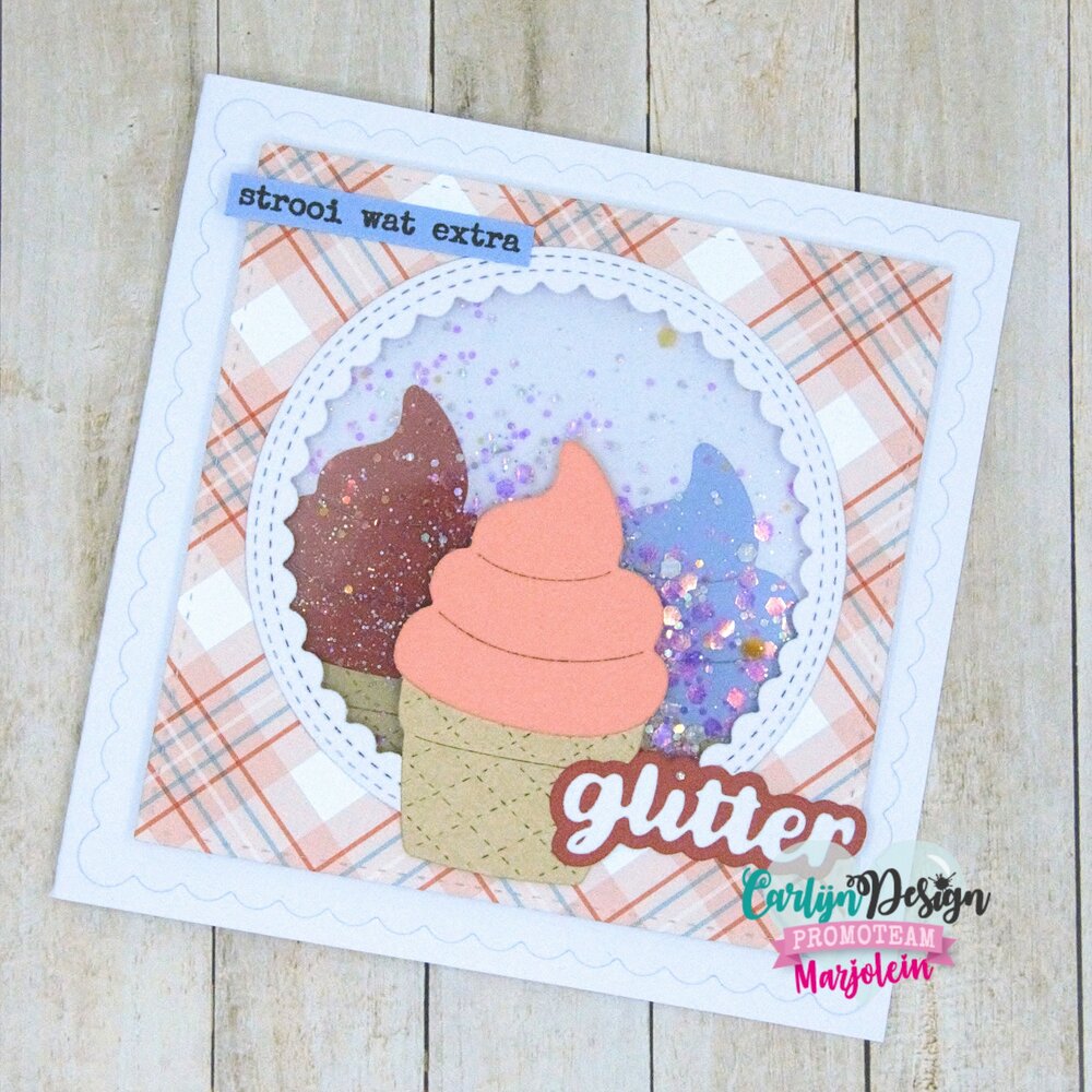 CarlijnDesign Chunky Glitter Mermaid Coral 20g (CDGL-0018) (DISCONTINUED)