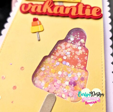 CarlijnDesign Chunky Glitter Mermaid Coral 20g (CDGL-0018) (DISCONTINUED)