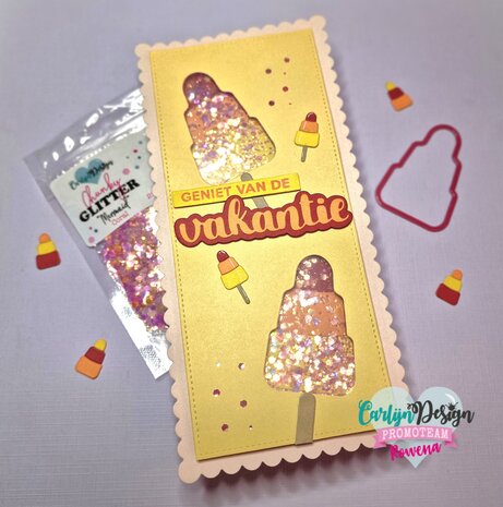 CarlijnDesign Chunky Glitter Mermaid Coral 20g (CDGL-0018) (DISCONTINUED)