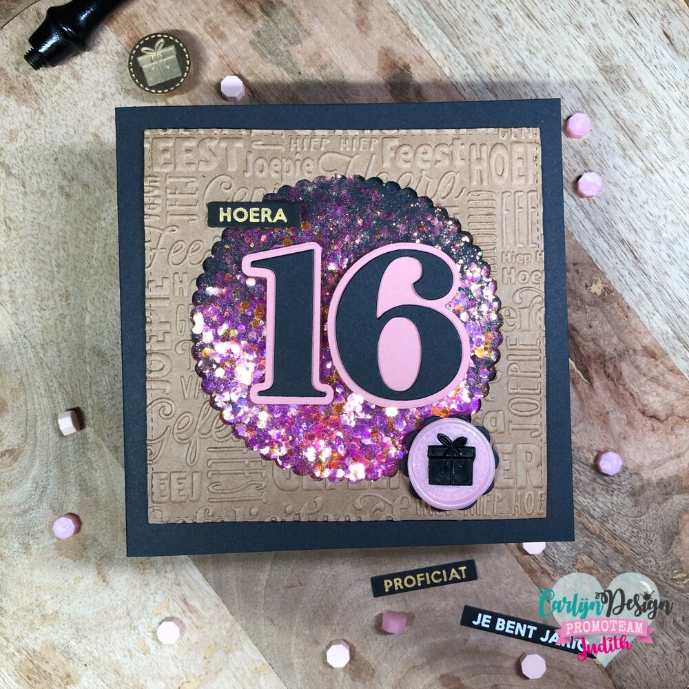 CarlijnDesign Chunky Glitter Mermaid Coral 20g (CDGL-0018) (DISCONTINUED)