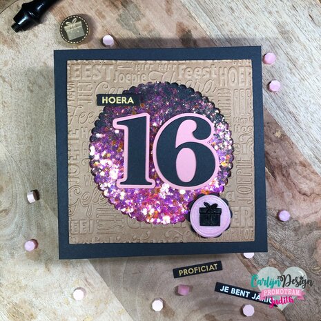 CarlijnDesign Chunky Glitter Mermaid Coral 20g (CDGL-0018) (DISCONTINUED)