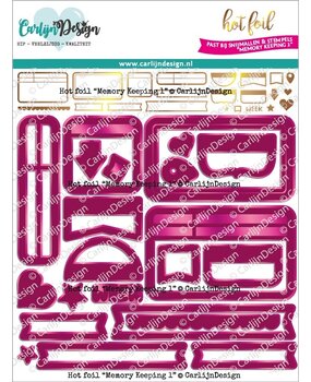 CarlijnDesign Hot Foil Memory Keeping 1 (CDHF-0034) (DISCONTINUED)