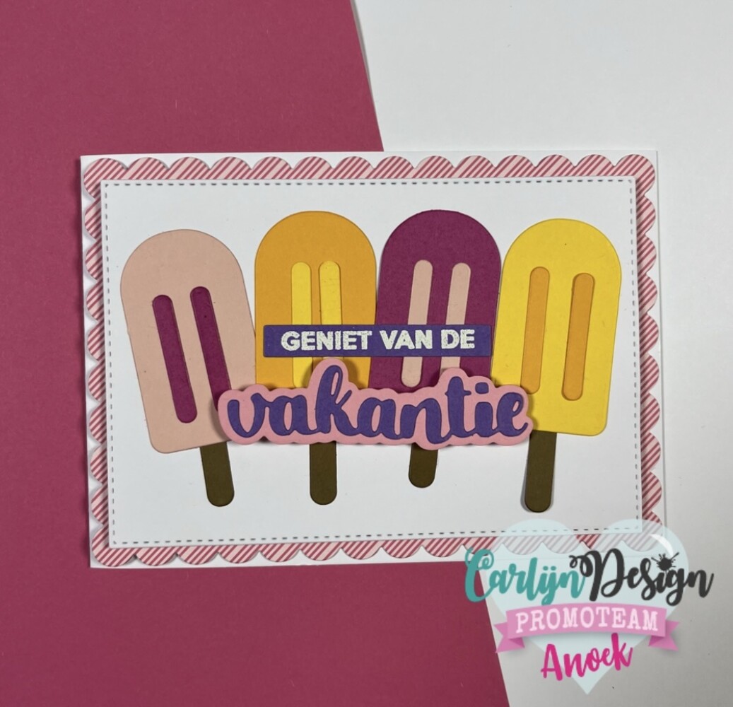 CarlijnDesign Hot Foil Onderteksten Zomer (CDHF-0037) (DISCONTINUED)