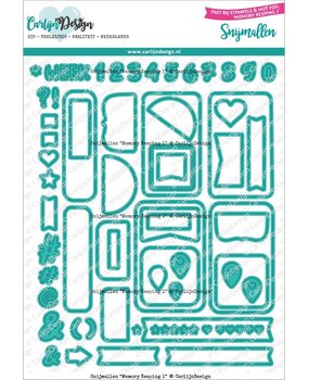 CarlijnDesign Snijmallen Memory keeping 1 (CDSN-0234) (DISCONTINUED)