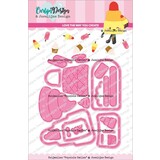 CarlijnDesign Snijmallen Popsicle Smiles (CDJD-0039) (DISCONTINUED)