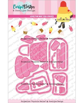 CarlijnDesign Dies Popsicle Smiles (CDJD-0039) CarlijnDesign Dies Popsicle Smiles (CDJD-0039)
