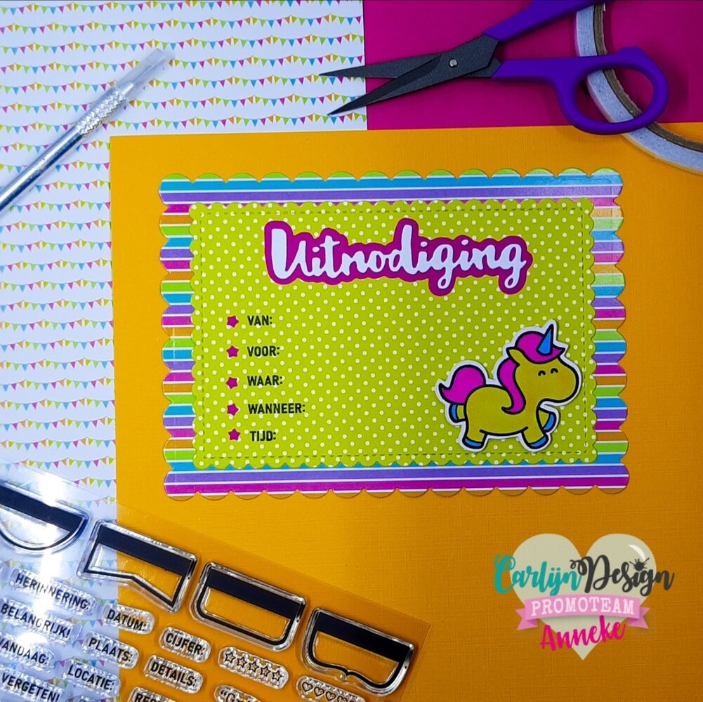 CarlijnDesign Stempels A5 Memory Keeping 1 (CDST-0108) (DISCONTINUED)