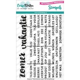 CarlijnDesign Stempels Onderteksten Zomer (CDST-0107) (DISCONTINUED)