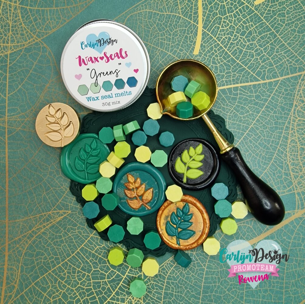 CarlijnDesign Wax Seal Melts "Greens" 30g (CDWX-0036) (DISCONTINUED) CarlijnDesign Wax Seal Melts "Greens" 30g (CDWX-0036) (DISCONTINUED)