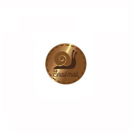 CarlijnDesign Wax Seal Stamper 26 Snail Mail 1 Inch (CDWX-0043) (DISCONTINUED)