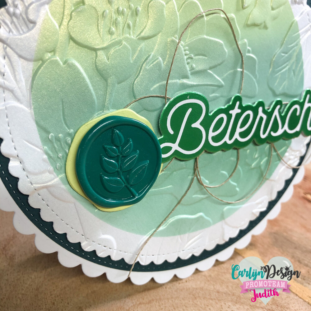 CarlijnDesign Wax Seal Stamper 34 Outline Blaadjes 1 Inch (CDWX-0051) (DISCONTINUED)