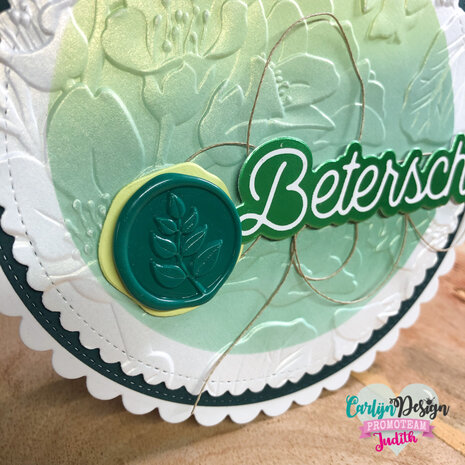 CarlijnDesign Wax Seal Stamper 34 Outline Blaadjes 1 Inch (CDWX-0051) (DISCONTINUED)