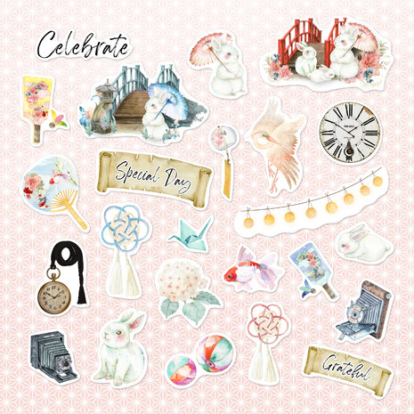 Memory Place Moon Bunny Ephemera (MP-61246) (OUTLET) Memory Place Moon Bunny Ephemera (MP-61246) (OUTLET)