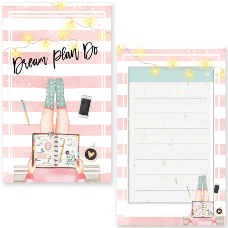 Memory Place Kawaii Paper Goods Dream Plan Do Journal Card (MP-61212) (OUTLET) Memory Place Kawaii Paper Goods Dream Plan Do Journal Card (MP-61212) (OUTLET)