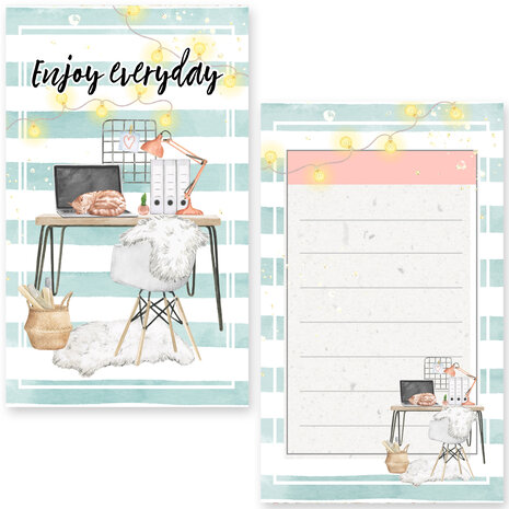 Memory Place Kawaii Paper Goods Dream Plan Do Journal Card (MP-61212) (OUTLET) Memory Place Kawaii Paper Goods Dream Plan Do Journal Card (MP-61212) (OUTLET)