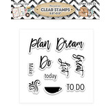Memory Place Kawaii Paper Goods Dream Plan Do Clear Stamps (MP-61213) (OUTLET)