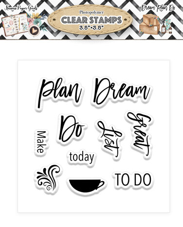 Memory Place Kawaii Paper Goods Dream Plan Do Clear Stamps (MP-61213) (OUTLET) Memory Place Kawaii Paper Goods Dream Plan Do Clear Stamps (MP-61213) (OUTLET)