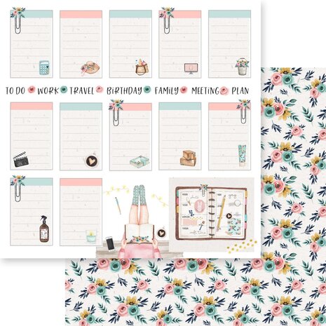 Memory Place Kawaii Paper Goods Dream Plan Do 12x12 Inch Paper Pack (MP-61201) (OUTLET)