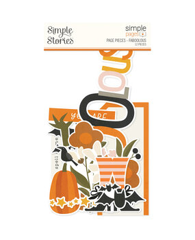 Simple Stories FaBOOlous Simple Pages Pieces (20926) (DISCONTINUED)