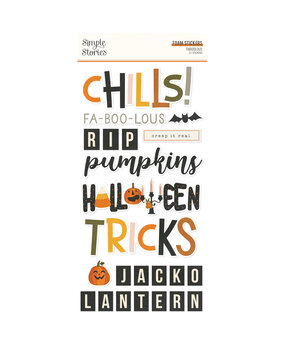 Simple Stories FaBOOlous Foam Stickers (20922) (OUTLET)