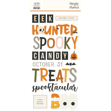 Simple Stories FaBOOlous Foam Stickers (20922) (OUTLET)