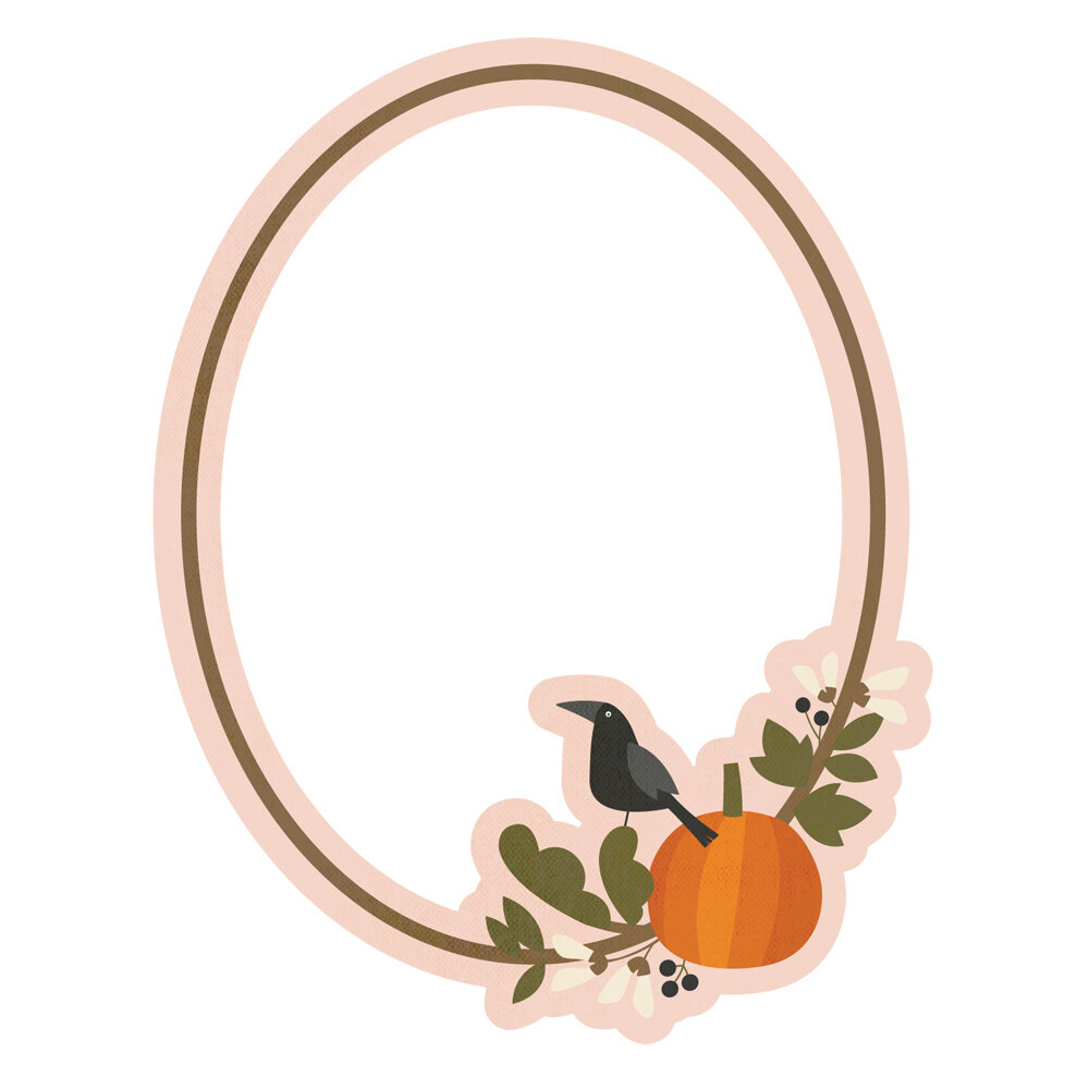 Simple Stories FaBOOlous Chipboard Frames (20921) (DISCONTINUED)