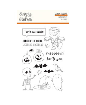 Simple Stories FaBOOlous Stamps (20916) (DISCONTINUED)