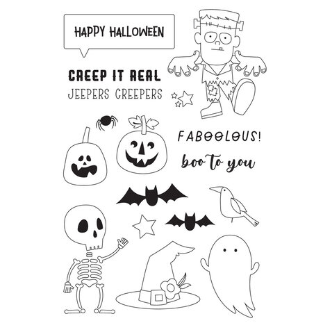 Simple Stories FaBOOlous Stamps (20916) (DISCONTINUED)