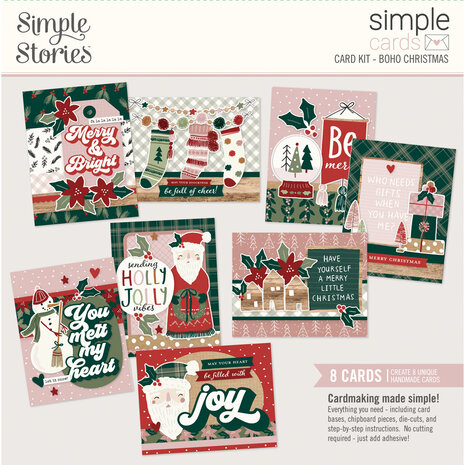 Simple Stories Boho Christmas Simple Cards Kit (20631) (DISCONTINUED) Simple Stories Boho Christmas Simple Cards Kit (20631) (DISCONTINUED)