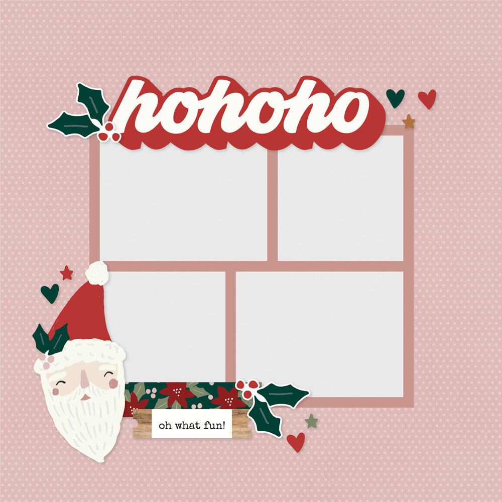 Simple Stories Boho Christmas Simple Pages Pieces (20630) (DISCONTINUED)