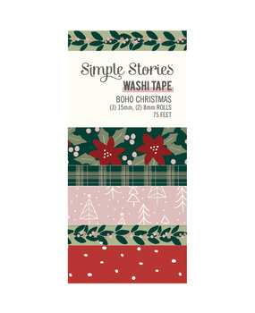 Simple Stories Boho Christmas Washi Tape (20628) (OUTLET)