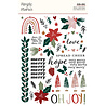 Simple Stories Boho Christmas Rub-ons (20624) (OUTLET)