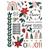 Simple Stories Boho Christmas Rub-ons (20624) (OUTLET)