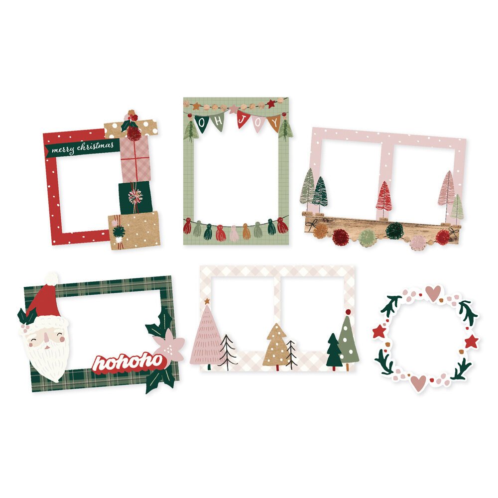 Simple Stories Boho Christmas Chipboard Frames (20622) (DISCONTINUED)